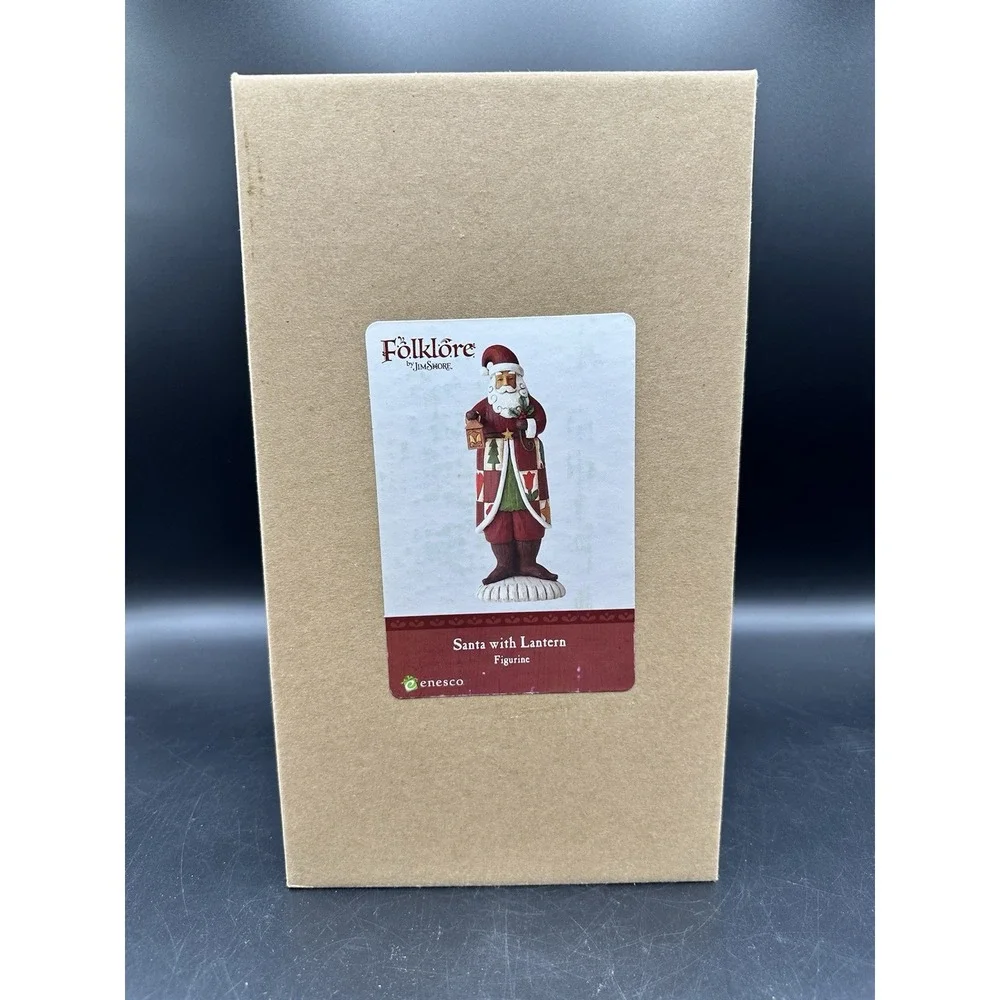 2018‎ Folklore by Jim Shore Santa With Lantern 10